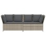 Sofá de jardín con cojines ratán sintético gris claro von , Outdoor-Sofas - Ref: Foro24-4104127, Preis: 275,35 €, Rabatt: %
