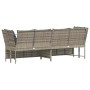 Sofá de jardín con cojines ratán sintético gris claro von , Outdoor-Sofas - Ref: Foro24-4104127, Preis: 275,35 €, Rabatt: %