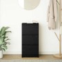 Aparador de madera de roble negro 37,5x35x76 cm de , Aparadores - Ref: Foro24-861725, Precio: 70,29 €