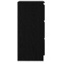 Aparador de madera de roble negro 37,5x35x76 cm de , Aparadores - Ref: Foro24-861725, Precio: 70,29 €