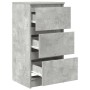 Aparador de madera de ingeniería gris hormigón 37,5x35x76 cm by , Sideboards - Ref: Foro24-861727, Price: 64,26 €, Discount: %