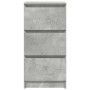 Aparador de madera de ingeniería gris hormigón 37,5x35x76 cm by , Sideboards - Ref: Foro24-861727, Price: 64,26 €, Discount: %