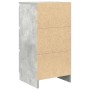 Aparador de madera de ingeniería gris hormigón 37,5x35x76 cm by , Sideboards - Ref: Foro24-861727, Price: 64,26 €, Discount: %