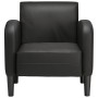 Sillón con reposabrazos cuero sintética negro 54 cm by , Armchairs - Ref: Foro24-4100529, Price: 161,79 €, Discount: %