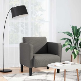 Sillón con reposabrazos gris claro 54 cm tejido de pana by , Armchairs - Ref: Foro24-4100515, Price: 124,61 €, Discount: %