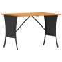 Juego comedor jardín 4 piezas con cojines ratán sintético negro by , Garden sets - Ref: Foro24-4104131, Price: 289,02 €, Disc...