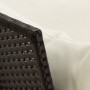 Juego comedor jardín 4 piezas con cojines ratán sintético negro de , Conjuntos de jardín - Ref: Foro24-4104131, Precio: 288,91 €