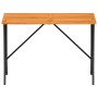 Mesa de jardín superficie de madera ratán PE negro 105x75x72 cm von , Gartentische - Ref: Foro24-4104138, Preis: 125,22 €, Ra...