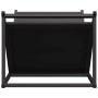 Leñero negro 70x43x34,5 cm Acero laminado en frío von , Brennholztaschen und -halter - Ref: Foro24-864173, Preis: 56,89 €, Ra...