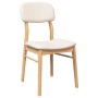 Sillas de comedor con cojines 2uds madera maciza natural caucho von , Essstühle - Ref: Foro24-4102525, Preis: 154,29 €, Rabat...