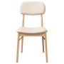 Sillas de comedor con cojines 2uds madera maciza natural caucho von , Essstühle - Ref: Foro24-4102525, Preis: 154,29 €, Rabat...