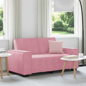 Sofá de 2 plazas terciopelo rosa 120 cm de , Sofás - Ref: Foro24-4105013, Precio: 227,75 €, Descuento: %