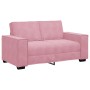 Sofá de 2 plazas terciopelo rosa 120 cm de , Sofás - Ref: Foro24-4105013, Precio: 227,75 €, Descuento: %