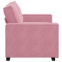 Sofá de 2 plazas terciopelo rosa 120 cm de , Sofás - Ref: Foro24-4105013, Precio: 227,75 €, Descuento: %
