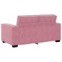 Sofá de 2 plazas terciopelo rosa 120 cm de , Sofás - Ref: Foro24-4105013, Precio: 227,75 €, Descuento: %