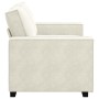 Sofá de 2 plazas terciopelo color crema 120 cm by , Sofas - Ref: Foro24-4105018, Price: 212,68 €, Discount: %