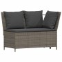 Juego de comedor de jardín 4 piezas con cojines ratán PE gris von , Gartensets - Ref: Foro24-4104133, Preis: 339,41 €, Rabatt: %