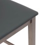 Taburetes de bar con cojines 2 uds madera maciza marrón caucho von , Küchenhocker - Ref: Foro24-4102538, Preis: 128,11 €, Rab...