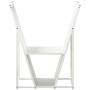 Leñero blanco 69,5x35x81 cm Acero laminado en frío von , Brennholztaschen und -halter - Ref: Foro24-864178, Preis: 68,20 €, R...
