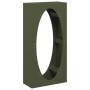 Leñero verde oliva 50x23x100 cm Acero laminado en frío de , Bolsas y soportes de leña - Ref: Foro24-864184, Precio: 95,47 €