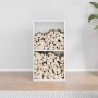 Leñero blanco 40x30x75 cm Acero laminado en frío von , Brennholztaschen und -halter - Ref: Foro24-864192, Preis: 81,97 €, Rab...