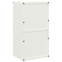 Leñero blanco 40x30x75 cm Acero laminado en frío von , Brennholztaschen und -halter - Ref: Foro24-864192, Preis: 81,97 €, Rab...