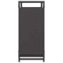 Leñero negro 60x28x65 cm Acero laminado en frío von , Brennholztaschen und -halter - Ref: Foro24-864199, Preis: 53,98 €, Raba...