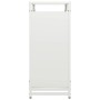 Leñero blanco 60x28x65 cm Acero laminado en frío by , Firewood bags and holders - Ref: Foro24-864200, Price: 55,25 €, Discoun...