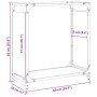 Leñero blanco 60x28x65 cm Acero laminado en frío by , Firewood bags and holders - Ref: Foro24-864200, Price: 55,25 €, Discoun...