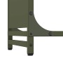Leñero verde oliva 60x28x65 cm Acero laminado en frío by , Firewood bags and holders - Ref: Foro24-864202, Price: 55,25 €, Di...