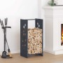 Leñero antracita 40x30x80 cm Acero laminado en frío von , Brennholztaschen und -halter - Ref: Foro24-864221, Preis: 57,72 €, ...