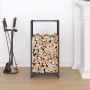 Leñero antracita 40x30x80 cm Acero laminado en frío von , Brennholztaschen und -halter - Ref: Foro24-864221, Preis: 57,72 €, ...