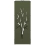 Leñero verde oliva 40x30x80 cm Acero laminado en frío von , Brennholztaschen und -halter - Ref: Foro24-864228, Preis: 57,83 €...