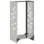 Leñero 40x30x80 cm acero inoxidable von , Brennholztaschen und -halter - Ref: Foro24-864223, Preis: 67,06 €, Rabatt: %