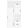 Armarios auxiliares 4 uds "ODDA" blanco 40x24x79 cm by , Sideboards - Ref: Foro24-3365351, Price: 224,89 €, Discount: %