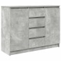 Aparador con cajones gris hormigón 100,5x35x76 cm by , Sideboards - Ref: Foro24-3328447, Price: 139,69 €, Discount: %