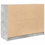 Aparador con cajones gris hormigón 100,5x35x76 cm by , Sideboards - Ref: Foro24-3328447, Price: 139,69 €, Discount: %