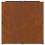 Leñero 40x40x40 cm Acero oxidado by , Firewood bags and holders - Ref: Foro24-864242, Price: 46,29 €, Discount: %