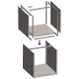 Leñero 40x40x40 cm Acero oxidado by , Firewood bags and holders - Ref: Foro24-864242, Price: 46,29 €, Discount: %