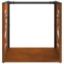 Leñero 40x40x40 cm acero corten by , Firewood bags and holders - Ref: Foro24-864254, Price: 43,22 €, Discount: %