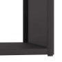 Leñero negro 40x40x40 cm Acero laminado en frío de , Bolsas y soportes de leña - Ref: Foro24-864237, Precio: 49,86 €