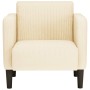 Sillón con reposabrazos color crema 54 cm tejido de pana von , Sessel - Ref: Foro24-4100517, Preis: 134,96 €, Rabatt: %