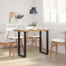 Mesa de comedor madera maciza de acacia 110x50x76 cm de , Mesas de cocina y de comedor - Ref: Foro24-350289, Precio: 253,92 €...