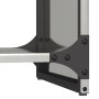 Leñero 40x30x80 cm acero inoxidable by , Firewood bags and holders - Ref: Foro24-864235, Price: 69,13 €, Discount: %