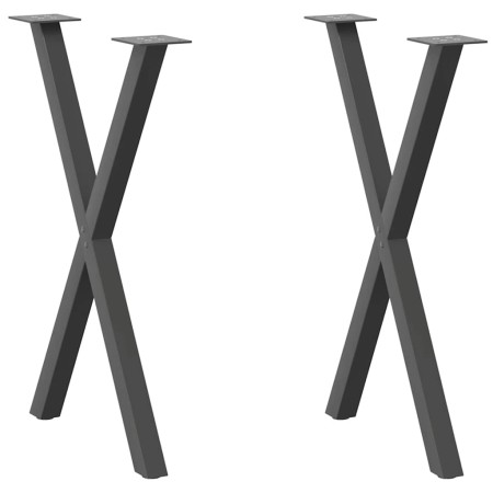Patas para mesa comedor forma X 2uds antracita 57x(72-73) cm von , Tischbeine - Ref: Foro24-4012914, Preis: 63,60 €, Rabatt: %