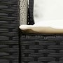 Set de sofás de jardín en forma de L con cojines 4 pzas negro by , Garden sets - Ref: Foro24-3365324, Price: 573,23 €, Discou...