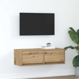 Mueble para TV madera de ingeniería roble artisan 80x31x25,5 cm de , Muebles TV - Ref: Foro24-861524, Precio: 59,17 €, Descue...