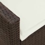 Sofá de jardín con cojines ratán sintético marrón von , Gartensets - Ref: Foro24-3365330, Preis: 644,87 €, Rabatt: %