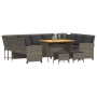 Set de sofás de jardín 4 pzas y cojines ratán sintético gris by , Garden sets - Ref: Foro24-3365339, Price: 734,32 €, Discoun...