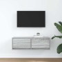 Mueble de TV madera de ingeniería gris Sonoma 80x31x25,5 cm by , TV Furniture - Ref: Foro24-861518, Price: 54,90 €, Discount: %